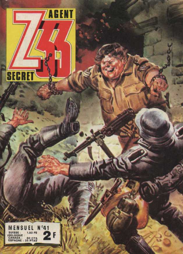 Scan de la Couverture Z 33 Agent Secret n 41